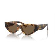 Havana/Dark Brown Zonnebril SMU 03Zs Miu Miu , Brown , Dames