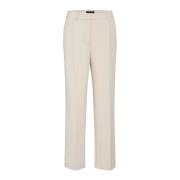 Klassieke Wijde Pijp Pak Broek Bruuns Bazaar , Beige , Dames