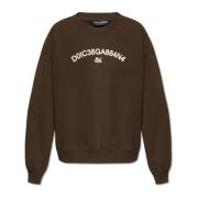 Bedrukte sweatshirt Dolce & Gabbana , Brown , Heren