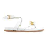 Mariposa leren sandalen Sophia Webster , White , Dames