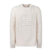 Round-neck Knitwear Givenchy , White , Heren