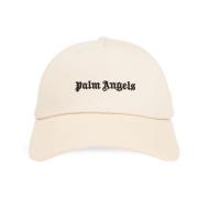 Baseballpet met logo Palm Angels , Beige , Heren