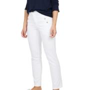 Slim Fit Broek 2-Biz , White , Dames