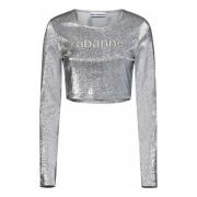 Tops Paco Rabanne , Gray , Dames