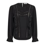 Blouses Co'Couture , Black , Dames