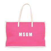 Tote Bags Msgm , Pink , Dames
