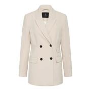 Vrouwelijke Blazer Silver Cloud Bruuns Bazaar , Beige , Dames