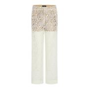 Wide Trousers Bruuns Bazaar , White , Dames