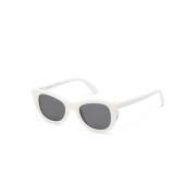 Oeri112 0107 Sunglasses Off White , White , Unisex