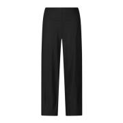 Straight Trousers Raffaello Rossi , Black , Dames