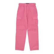 Canvas Cargo Broek Streetwear Iuter , Pink , Heren