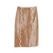 Pre-owned Leather bottoms Fendi Vintage , Brown , Dames