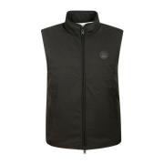 Zwarte Pacific Vest Waterafstotend Woolrich , Black , Heren