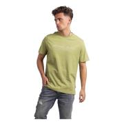 Groen Modern T-Shirt Heren Michael Kors , Green , Heren