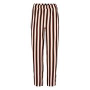 Straight Trousers Sand , Multicolor , Dames