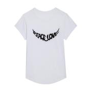 Witte T-shirts en Polos Zadig & Voltaire , White , Dames