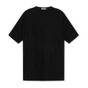 Loszittende T-shirt Y-3 , Black , Heren