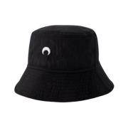 Hats Marine Serre , Black , Dames