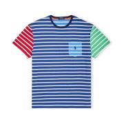Klassieke Pasvorm Gestreept Katoenen T-Shirt Ralph Lauren , Multicolor...