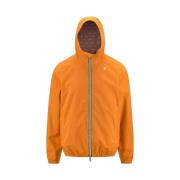 Stretch Dot Jas K-Way , Orange , Heren