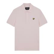 Polo Piquet Klassieke Stijl Shirt Lyle & Scott , Pink , Heren