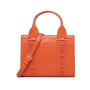 Handbags Love Moschino , Orange , Dames