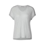 Dames T-shirt Lente/Zomer Collectie Street One , Gray , Dames