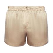 Zijden ondergoed shorts Dolce & Gabbana , Beige , Heren