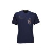 T-Shirts Aeronautica Militare , Blue , Heren