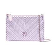 Shoulder Bags Pinko , Purple , Dames