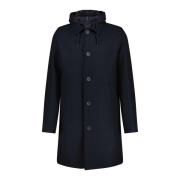 Single-Breasted Coats Herno , Blue , Heren