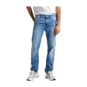 Straight Jeans Pepe Jeans , Blue , Heren
