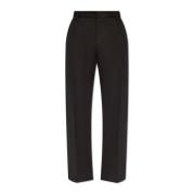 Wollen broek Dolce & Gabbana , Gray , Heren