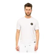 Witte T-shirt met Logo Emporio Armani EA7 , White , Heren