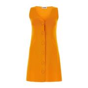 Stijlvol Abito Jurk Jil Sander , Orange , Dames