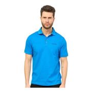 Blauw Jersey Katoen Polo Shirt Armani Exchange , Blue , Heren