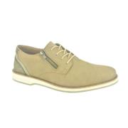 Taupe Gekleed N.+ Tiret Rieker , Beige , Heren