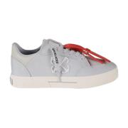 Lichtblauwe Vulcanized Canvas Sneakers Off White , Blue , Dames