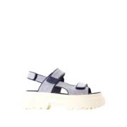 Flat Sandals Hogan , Blue , Dames