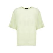 T-Shirts Roberto Collina , Green , Dames