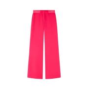 Wide Trousers Versace Jeans Couture , Pink , Dames