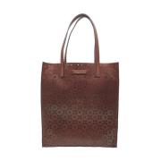 Mirra Wow Leren Tas The Bridge , Brown , Dames