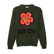 Round-neck Knitwear Kenzo , Multicolor , Heren