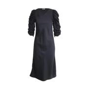 Pre-owned Viscose dresses Celine Vintage , Black , Dames