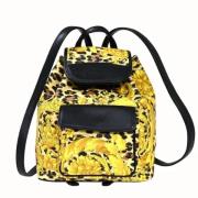 Pre-owned Cotton shoulder-bags Versace Pre-owned , Yellow , Dames