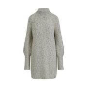 Grijze Gebreide Jurk met Col Coster Copenhagen , Gray , Dames