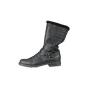 Pre-owned Leather boots Dior Vintage , Black , Dames