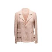 Pre-owned Cotton outerwear Chanel Vintage , Pink , Dames