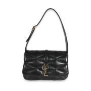 Pre-owned Leather handbags Yves Saint Laurent Vintage , Black , Dames