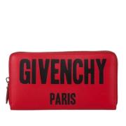 Pre-owned Leather wallets Givenchy Pre-owned , Red , Dames